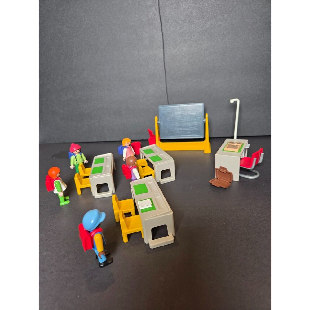 Playmobil 5314 Victorian Classroom School Room Mansion Vintage 80% Complete